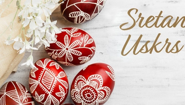 Želimo vam sretan Uskrs te ugodne i vesele praznike!